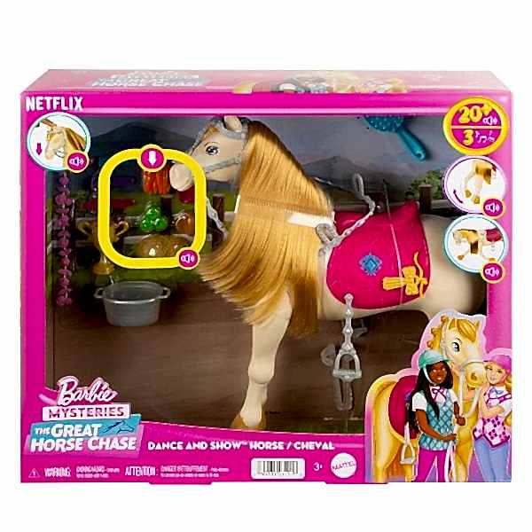 HXJ42 Barbie ve Dansçı Atı - Barbie Mysteries: The Great Horse Chase