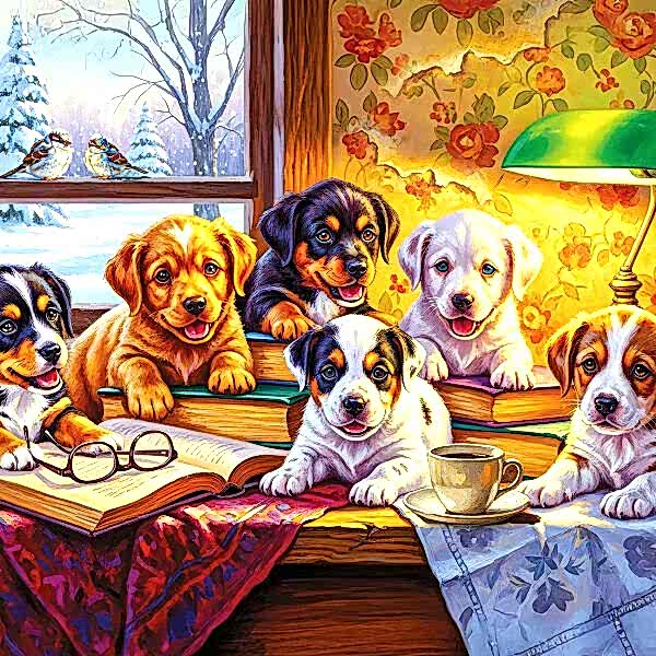 20091 PUZZLE 500 LİTTLE PAWS