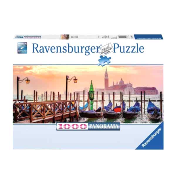 150823 Ravensburger, Gondollar, 1000 Parça Puzzle