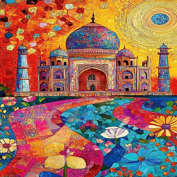 20092 PUZZLE 500 MOSAİC TAJ