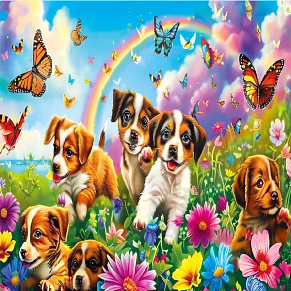 31754 PLAYING PUPPIES 50 PARÇA PUZZLE