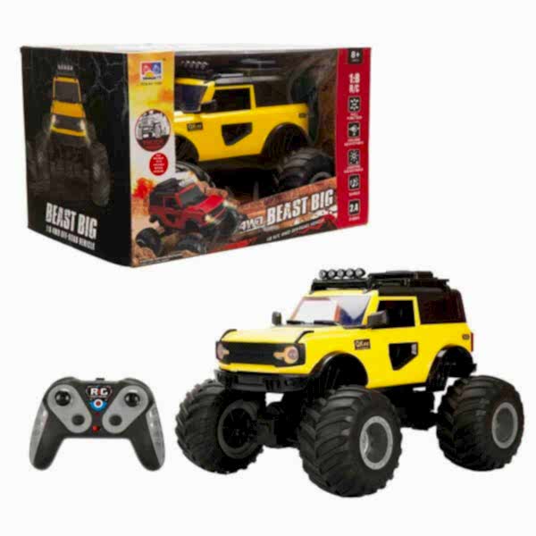 S01005090 -SUN-RST-R/C ARABA1/8 PFF-ROAD F/F SES/IŞIK 3.7V.USB 2.4GHZ.2R.