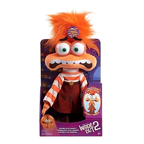 NDN03000 Inside Out 2 - Endişe - Anxiety Sesli ve Hareketli Peluş