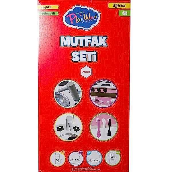 ONY-408 Ahşap Mutfak Seti -Onyıl Oyuncak