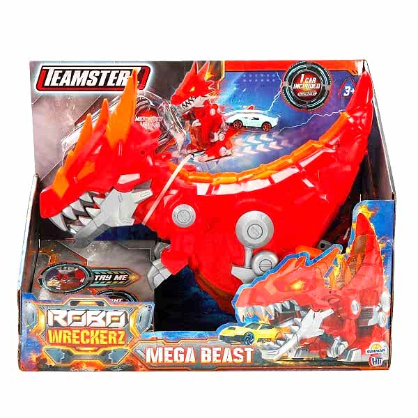 S00070024 -SUN-HTI-TMZ-PİST SET ROBO WRECKERZ MEGA BEAST SESLİ/IŞIKLI