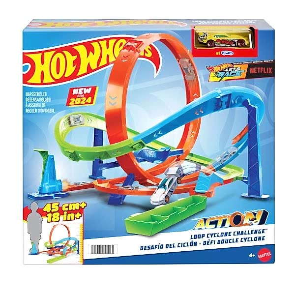 HTK16 Hot Wheels Bumerang Çemberli Yarış Pisti