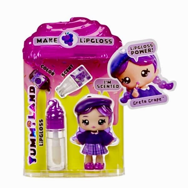 120773 Yummiland Greta Grape Bebeği ve Dudak Parlatıcısı