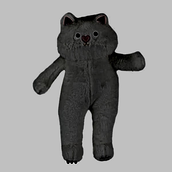 4806 Peluş Uzun Kedi 55 cm Beyaz -My Friend Toys