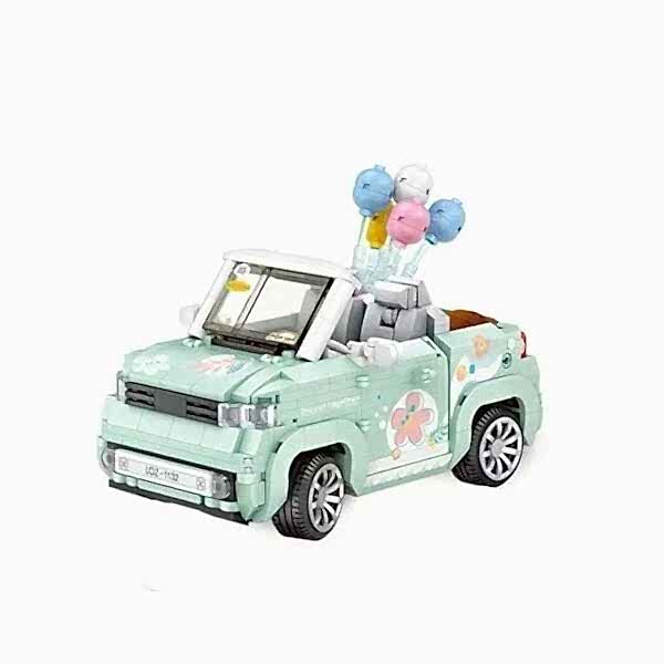LZ-1132 LOZ BALON ARABASI YEŞİL 779 PARÇA BLOCK OYUNCAK