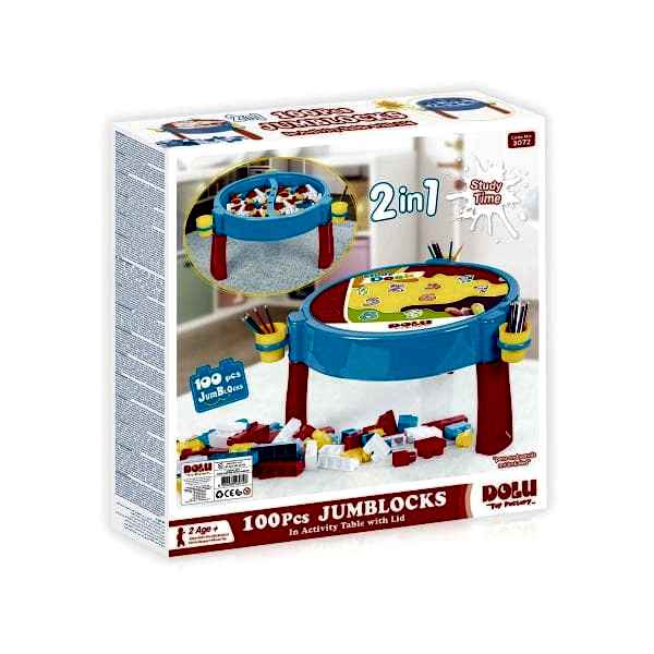 3072 100 PARÇA MEGA BLOKLU AKTIVITE MASASI