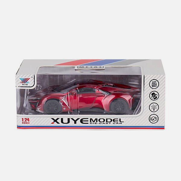 K240A11 Metal Çek Bırak Işıklı ve Müzikli Araba -Canem Oyuncak