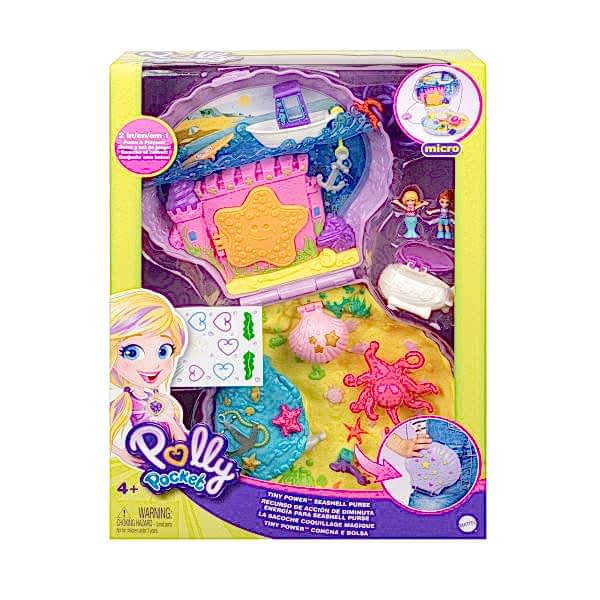 GKJ63 Polly Pocket Çanta Olabilen Micro Oyun Setleri / +4 yaş