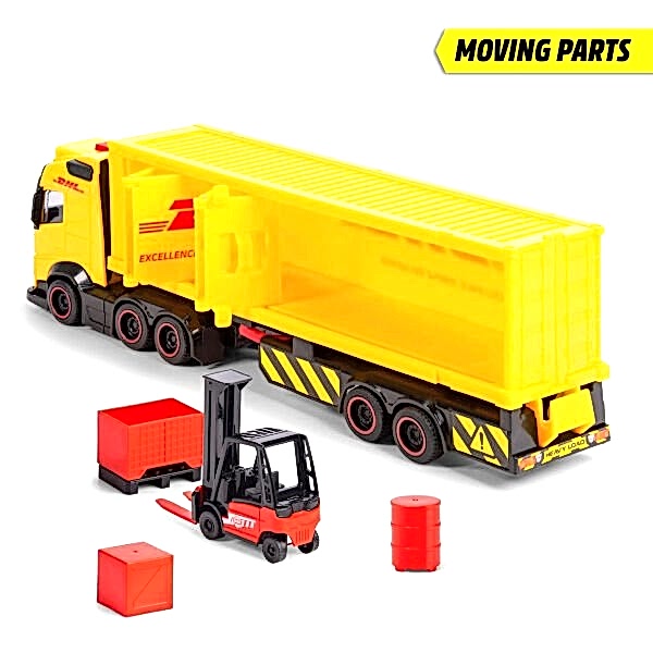 203747018 Dickie DHL Truck

free wheel Volvo FH16 Truck light sound interior,