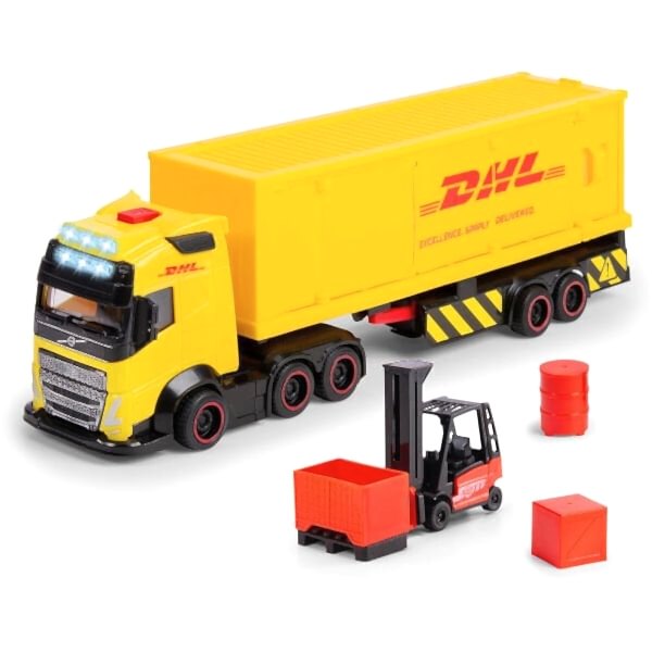 203747018 Dickie DHL Truck

free wheel Volvo FH16 Truck light sound interior,