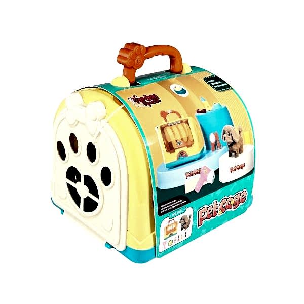 JND-3615 Taşıma Çantalı Hareketli Pilli Köpek Set (Pet Shop) -Vardem Oyuncak