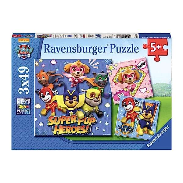 80366 Paw Patrol 3x49 parça Ravensburger Puzzle