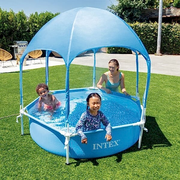IH28209 GÖLGELİKLİ PREFABRİK AİLE HAVUZU