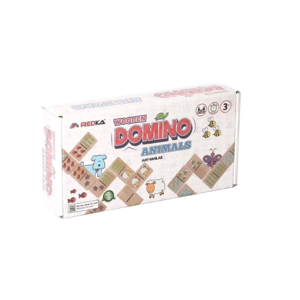 RD5648 Ahşap Domino Animals -Redka