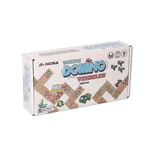 RD5649 Ahşap Domino Oyunu Araçlar -Redka
