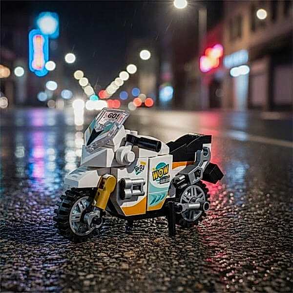 LZ-8624 LOZ MOTORSİKLET 120 PARÇA BLOCK OYUNCAK MİNİ POŞET