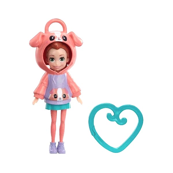 HKV98 Polly Pocket Kapüşonlu Bebekler