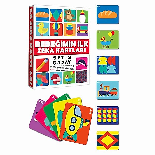 2205 EĞİTİCİ KARTLAR 6-12 AY ZEKA KARTLARI