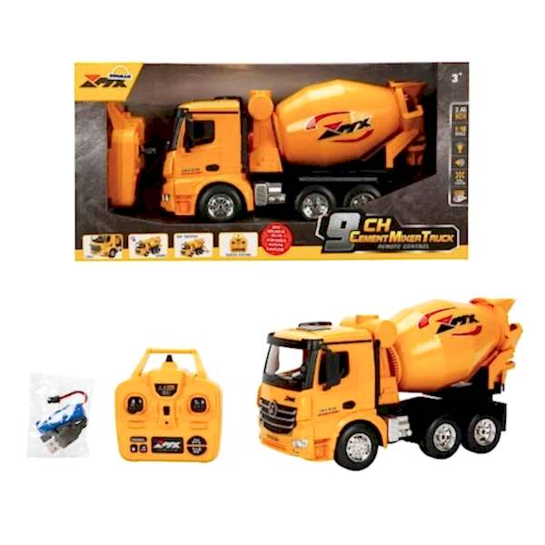 5084 SUN-RST-RC İŞ MAKİNESİ 1 18 BETON MİKSERİ FF 9CH 3 7V USB 2 4 GHZ SESLİ IŞI
