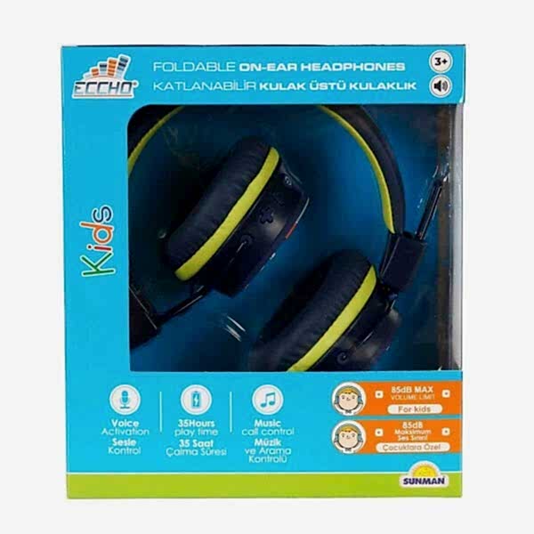 S00090370 -SUN-GLE-ECH-KULAKLIK MİKROFONLU KATLANABİLİR KABLOSUZ ROKET RESİMLİ L