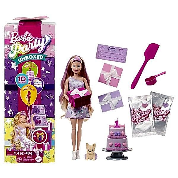 JFG68 Barbie Party Unboxed Köpeğimin Doğum Günü Serisi