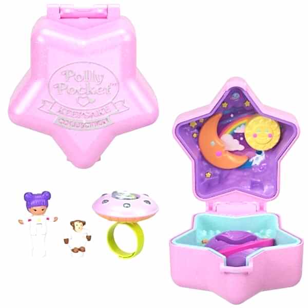 JCB24 Polly Pocket Yüzük Kutusu Oyun Seti