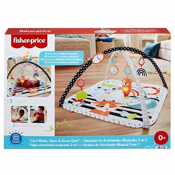 HBP41 Fisher-Price® Neşeli Hayvanlar 3ü1 Arada Jimnastik Merkezi