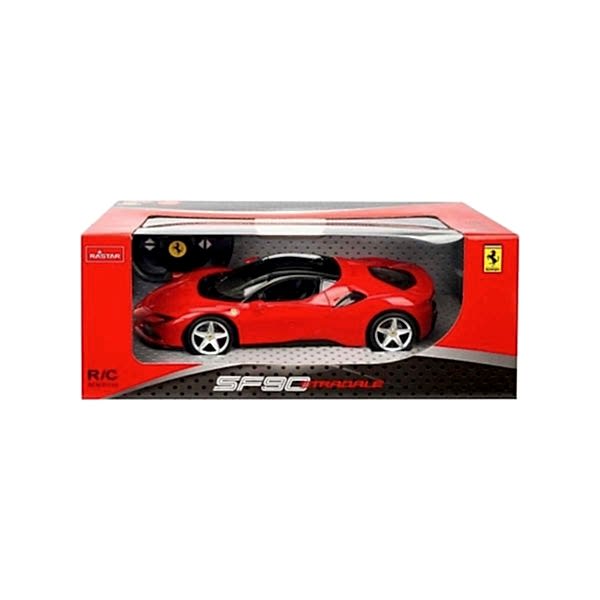 97300 1:14 Ferrari SF90 Stradale Işıklı Uzaktan Kumandalı Araba 34 cm -Sunman