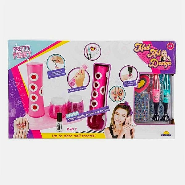 3847 Pretty Pinky 2in1 Tırnak Tasarım Seti -Sunman