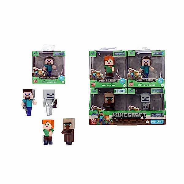 9385138300W04 Minecraft Figures 2 5 Wave 4die-cast pop-culture collectible(Belirtilen fiyat, tekli satış için adet fiyatıdır.)