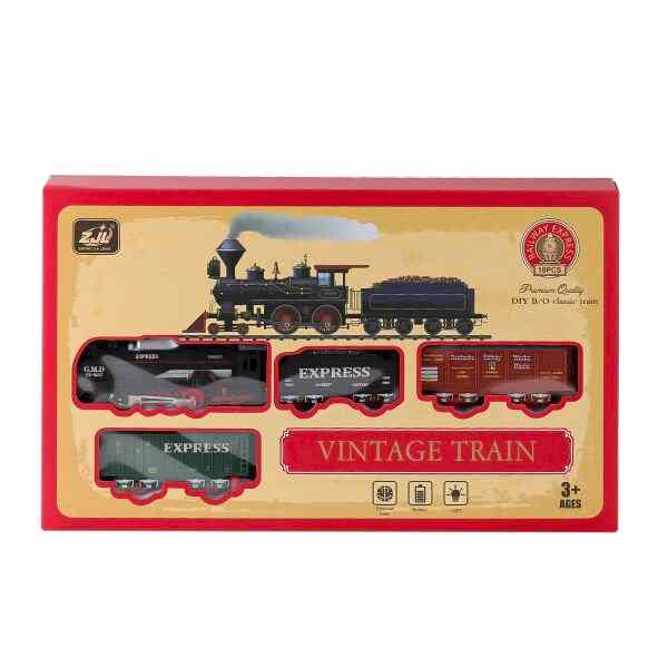 5299-69 Işıklı Tren 18 Parça