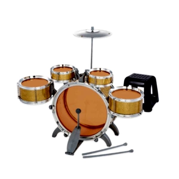 1080080 Sunman Eccho, Davul Set - Jazz Drum / 5 adet Davul, Zil ve Tabure / +3 yaş