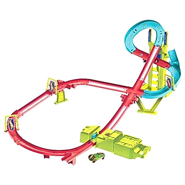 HPC07 Hot Wheels Neon Yarışlar Çoklu Yarış Heyecanı Pist Seti
