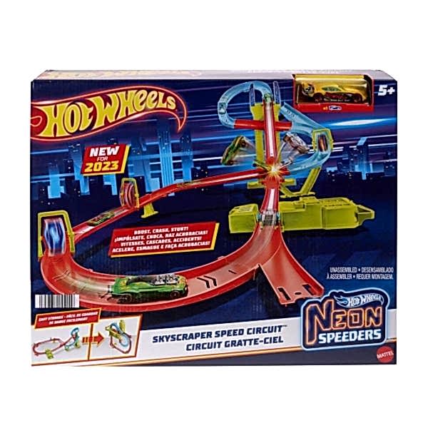 HPC07 Hot Wheels Neon Yarışlar Çoklu Yarış Heyecanı Pist Seti