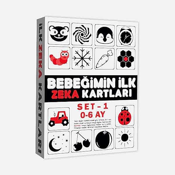 2199 EĞİTİCİ KARTLAR 0-6 AY ZEKA KARTLARI