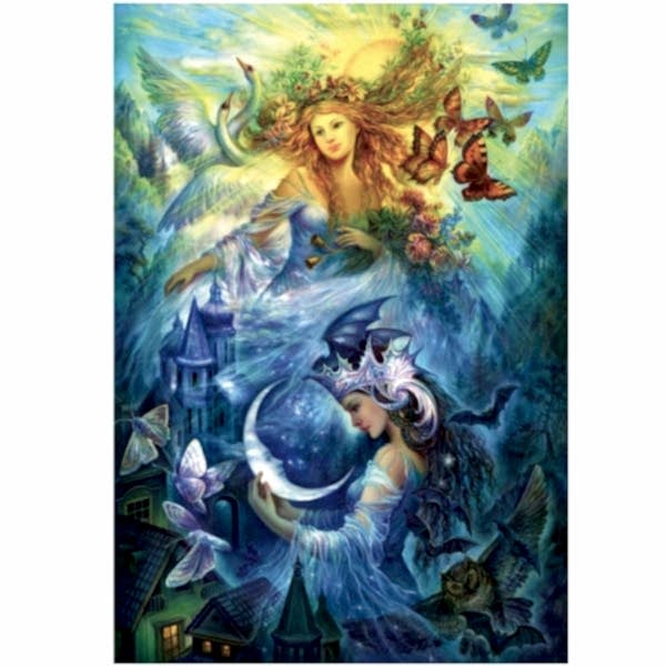 5218 Art Puzzle, Gündüz ve Gece Prensesleri 1000 Parça