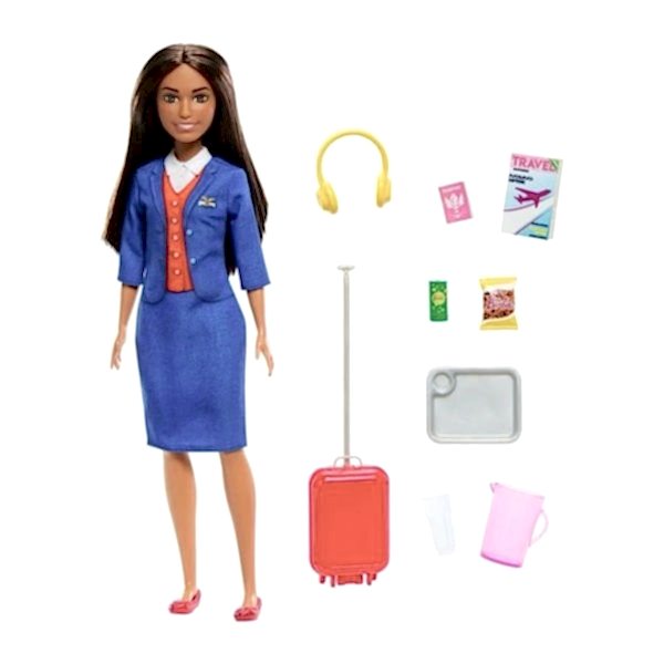 HYT60 Barbie Hostes Bebek ve Aksesuarları