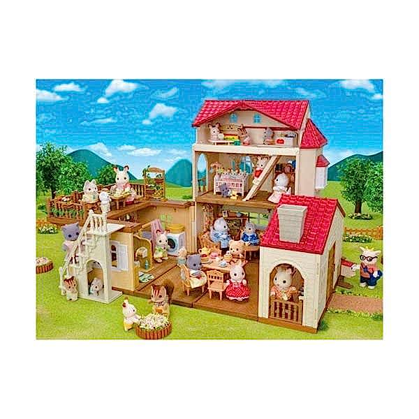 5708 Sylvanian Families Işıklı Şehir Evi ( Gizli Oyun Odalı) +3 yaş