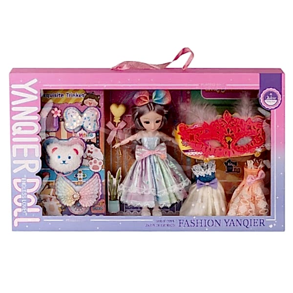 3688-033A Fashion Aksesuarlı Eklemli Bebek -Karsan  Oyuncak