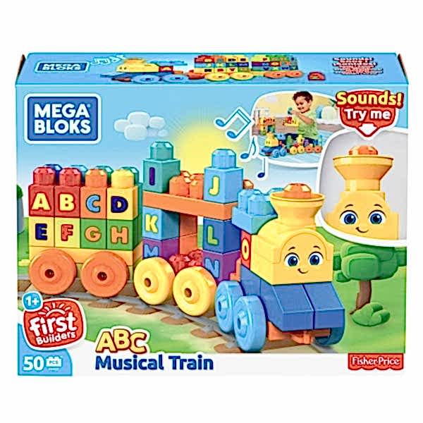 FWK22 MEGA BLOKS® Müzikli Alfabe Treni 50 parça +1 yaş