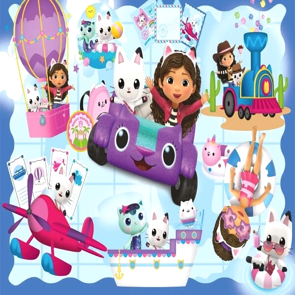 GB 714 GABBYS DOLLHOUSE PUZZLE 100 PRÇ