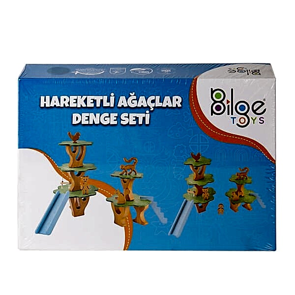 BLG-101 Ahşap Hareketli Ağaçlar Denge Seti