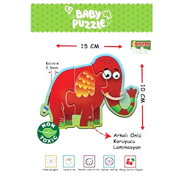 1727 BABY PUZZLE BENİM İLK PUZZLEM ORMAN HAYVANLARI
