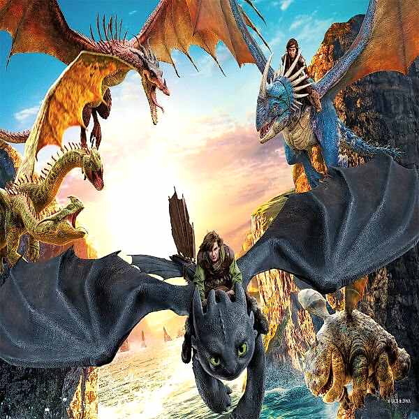 HD 714 HOW TO TRAIN YOUR DRAGON PUZZLE 100 PRÇ