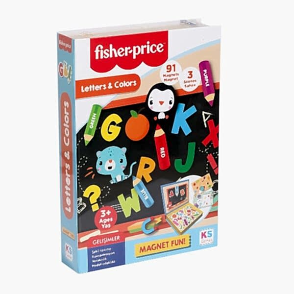 FP 13410 Fisher Price Baby Puzzle Letters Colors -KS Puzzle