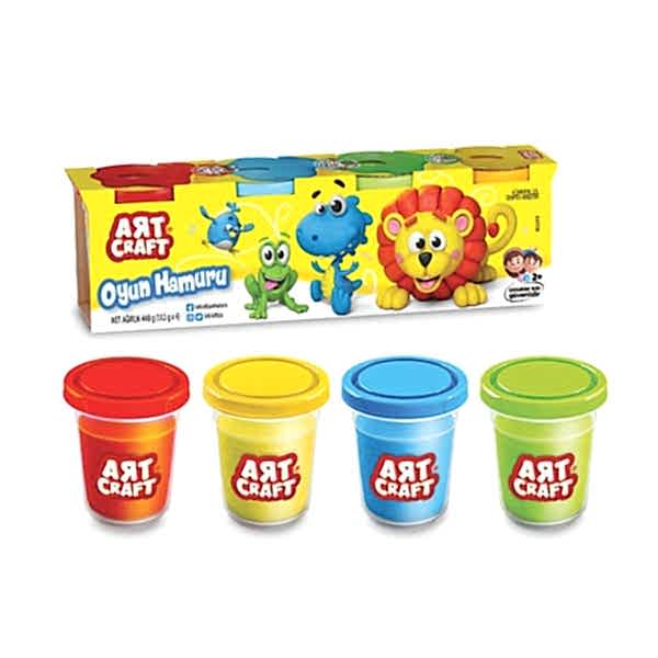 03281 Art Craft 4lü OYUN HAMURU / 488 gr